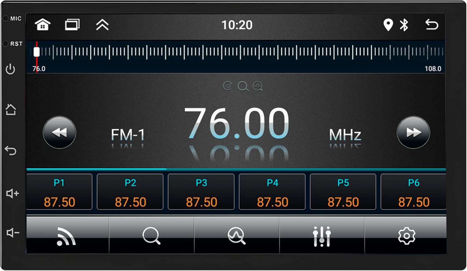 Apple CarPlay interface displayed on the Ultron Play system, showing an iPhone next to the screen.