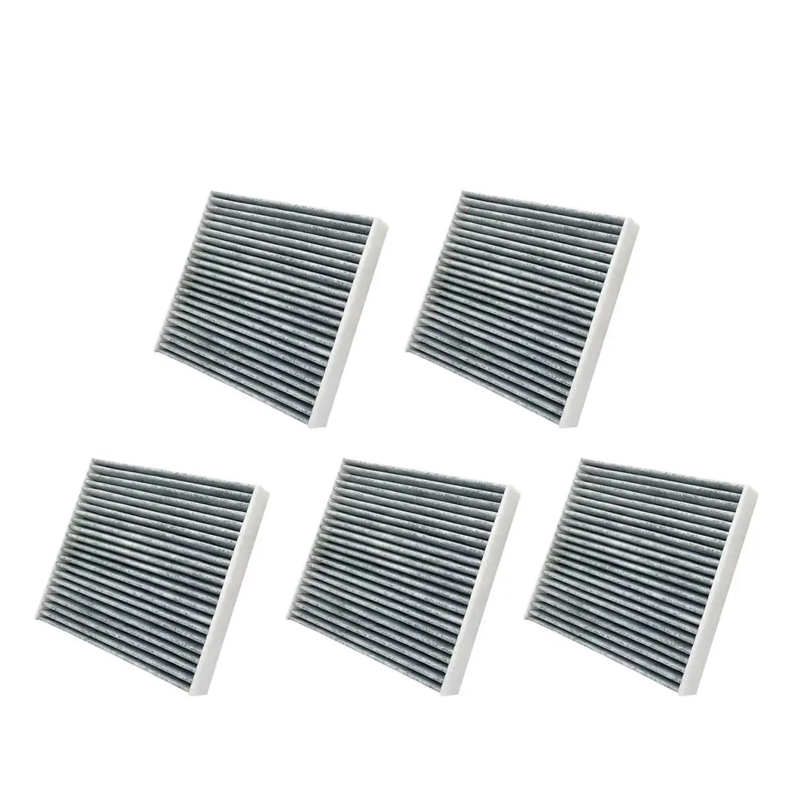 Aejghfwjh 5Pcs Cabin Air Filter For Toyota For Rav4 2019-2024 Car Cabin Air Filter Auto Filters Carbon Fiber Cf12157 87139-0E040 87139-0R030 87139-26010