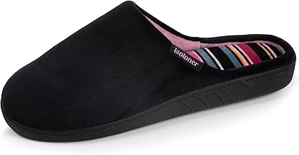 Isotoner Slippers Slippers Mules Woman Ergonomic Comfort Sole Velour