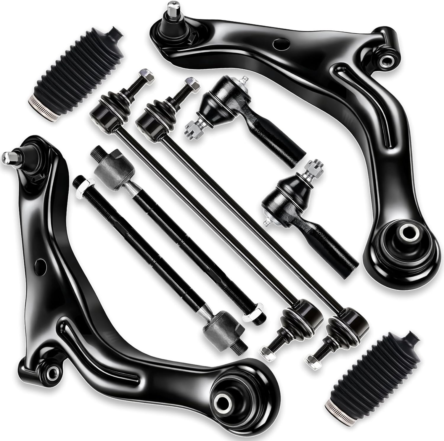 Torsiva 10-Piece Front Lower Control Arm and Suspension Kit for Ford Escape (2005–2009)