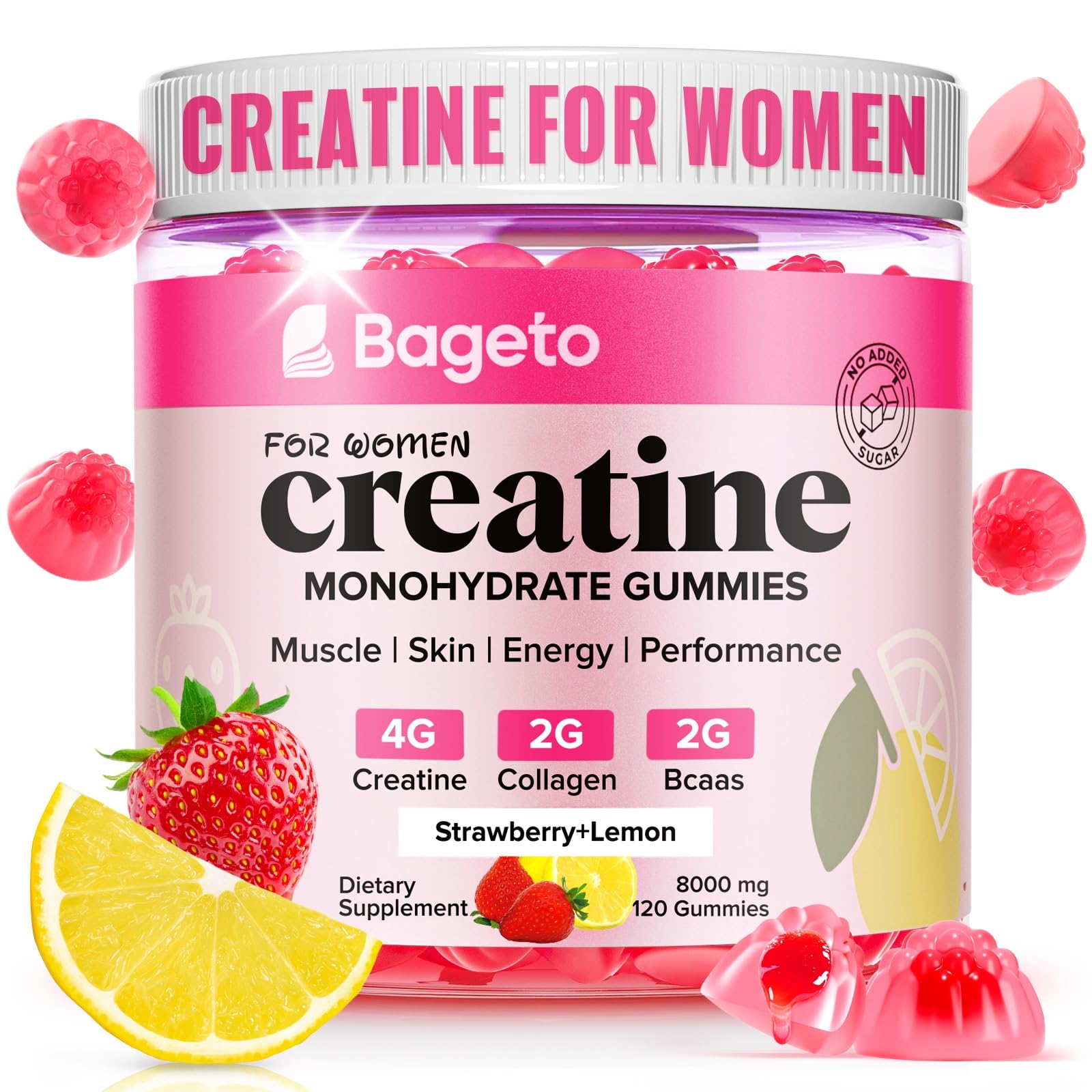 Creatine for Women | + Collagen + BCAAs + Hyaluronic Acid + Vitamin C & B12