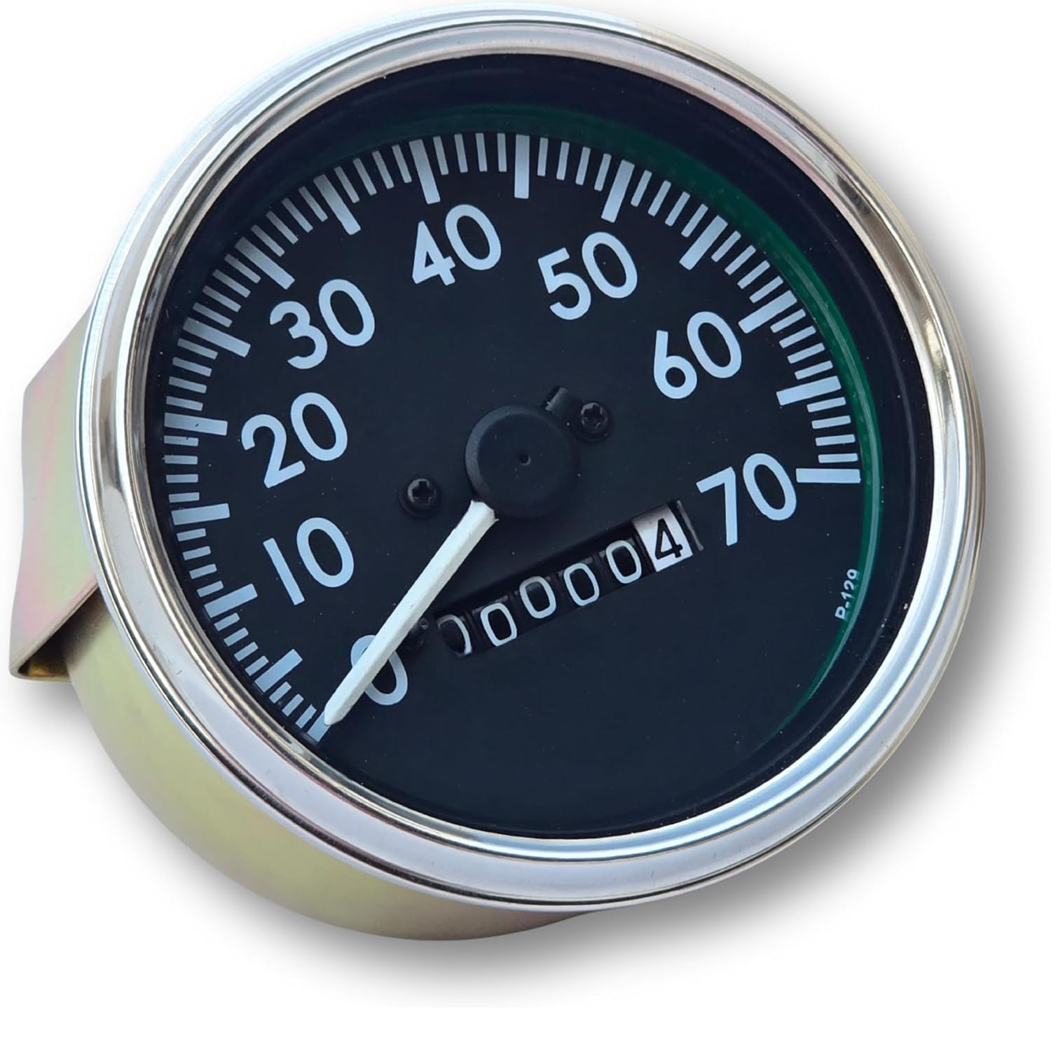 CJ GPW Speedometer/Tachometers Gauge, 0-60 MPH | Fits 1946-1964 Willys MB Jeeps Ford CJ2A CJ3A CJ3B 17206.01 | OE Ref: 640131|(Black Dial Face, Black Bezel)
