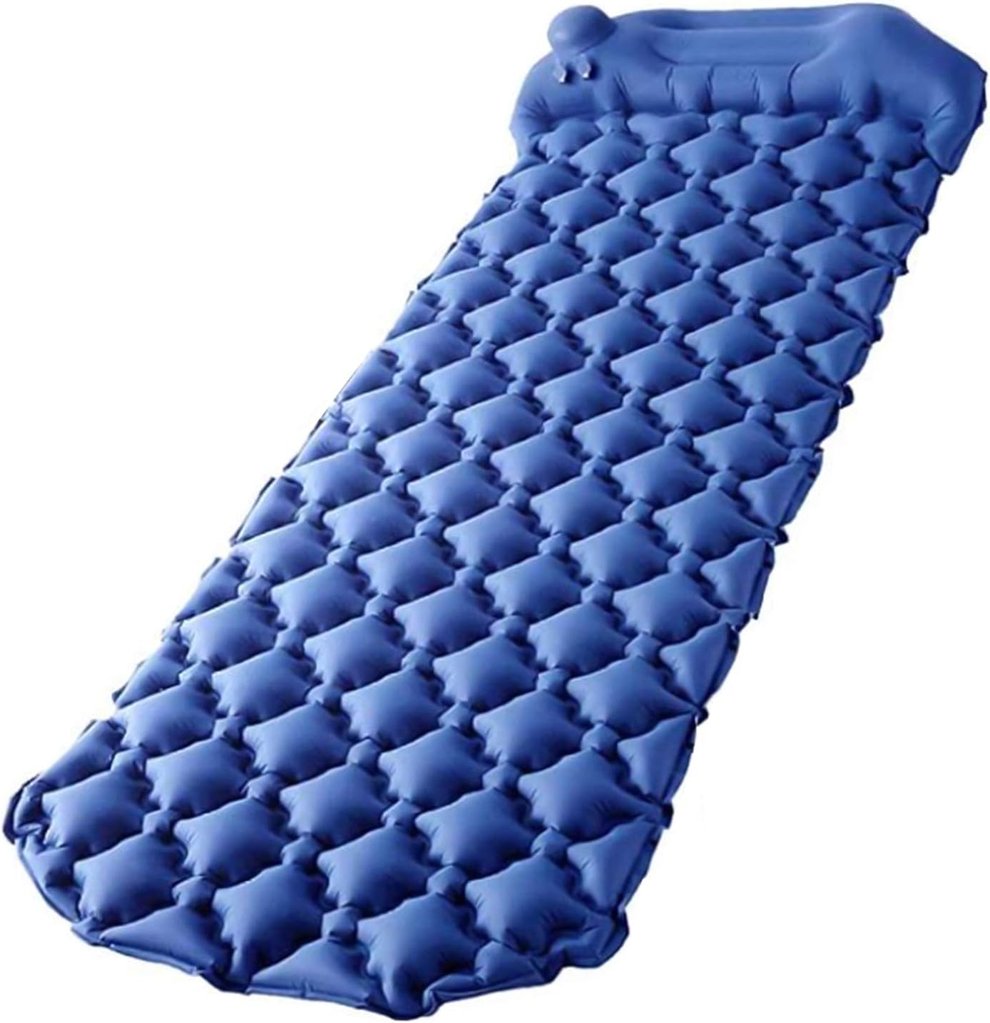 GDPETS Camping Air Mattress, New Upgrade Hand Press Inflatable Camping Sleeping pad with Pillow for Backpacking,Traveling,Waterproof Anti-Skid & Anti-Leak Compact Camping Air Mat