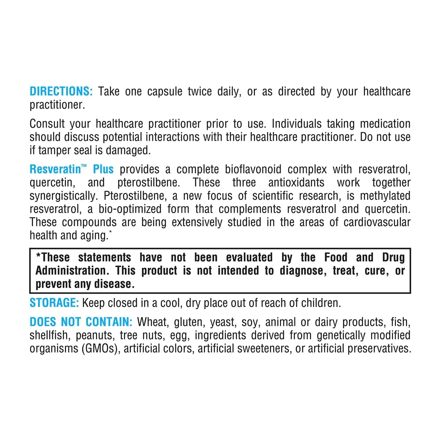 XYMOGEN Resveratin Plus, 60 Capsules — Amazon image 7