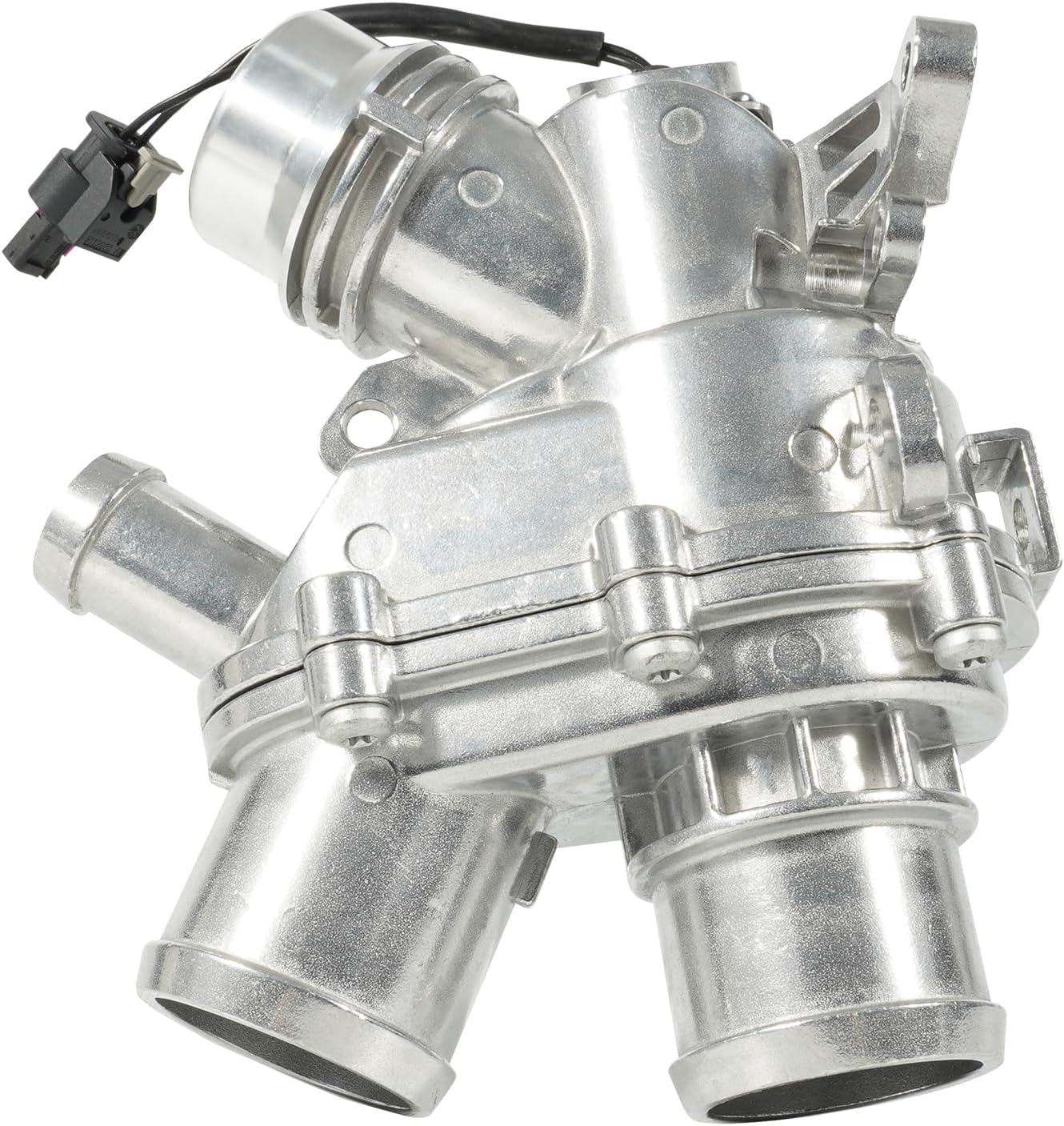 Aluminium Thermostat Housing Assembly 3.0L V6 Compatible with Land Rover Range Rover/Sport/Velar/Discovery | Jaguar XF/XJ/F-Pace/F-Type, 2013-2020#Replace LR117568 LR062498 with Sensor