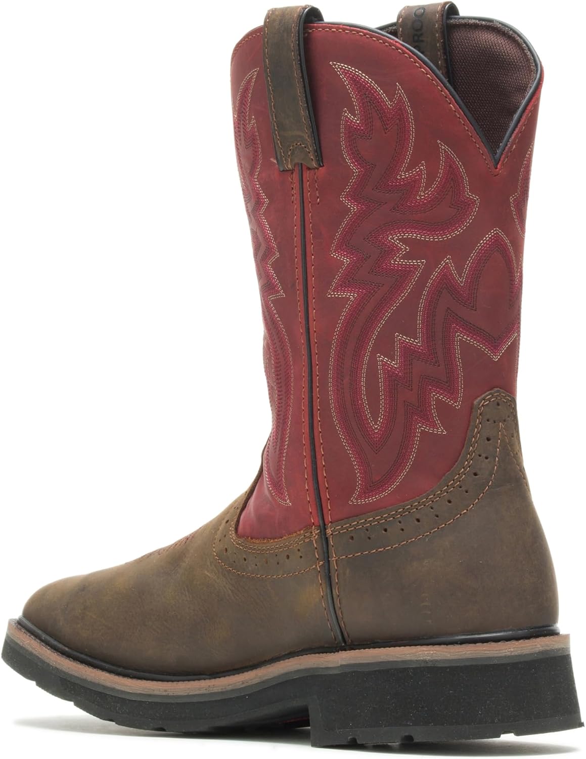 Wolverine Men's Rancher MET-Guard Industrial Shoe, BROWN/RED, EW 11.5, Extra Wide - Image 4