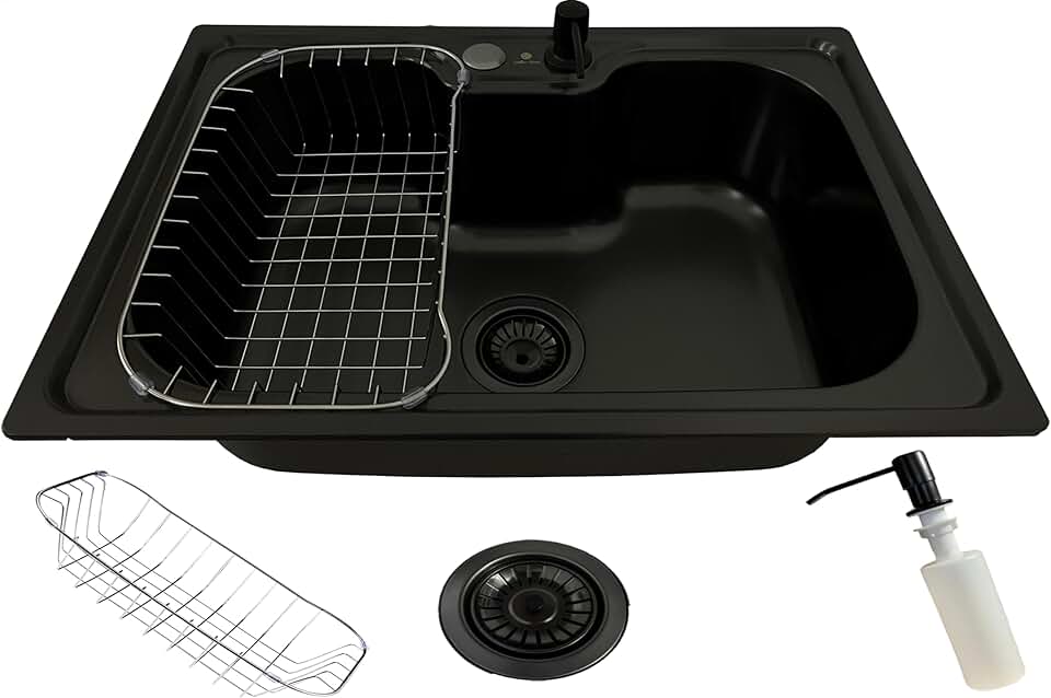 Cuba Gourmet Cozinha Aço Inox Com Acessórios 60x42cm Preta