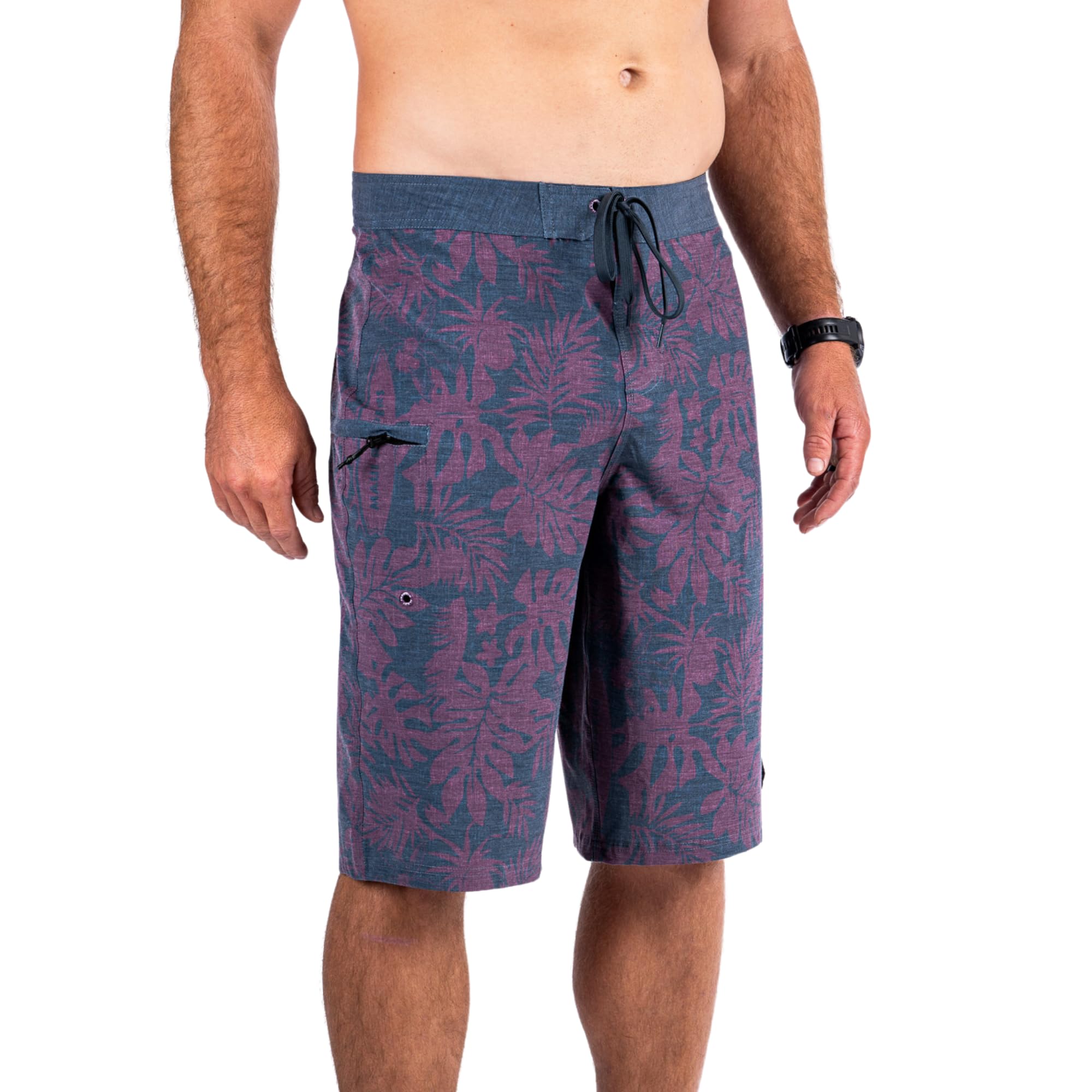 Maui Rippers Very Long 4 Way Stretch Boardshorts 24 Inch Outseam