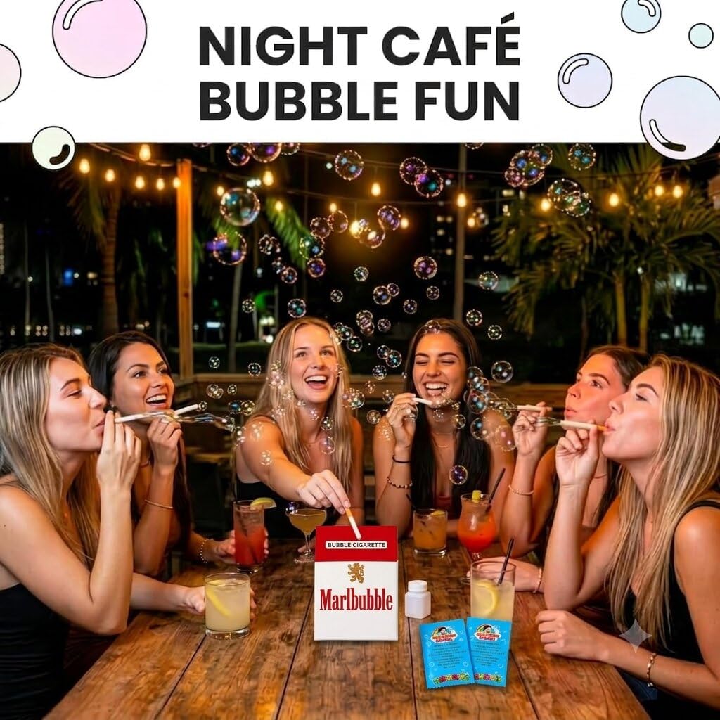 Bubble Cigarette Stress Relief Gift – Mini Bubble Blower Stick Fun Relaxation Gift for Parties & Gifting — Amazon image 4