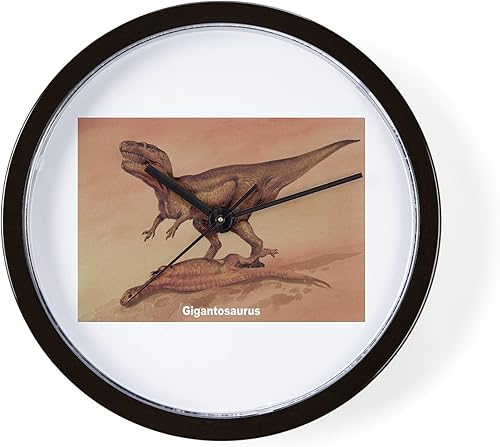 CafePress Giganotosaurus Dinosaur Unique Decorative 10" Wall Clock