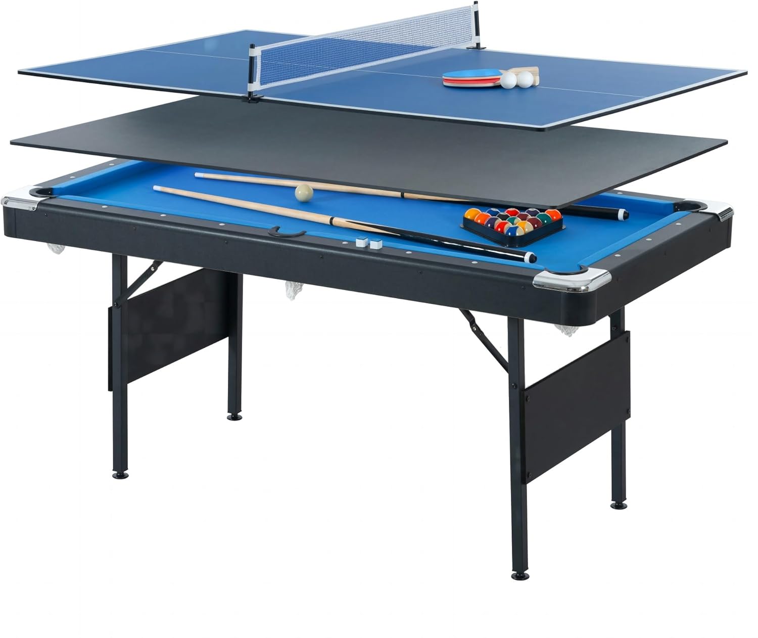 3in1 Multi Game Table 65.75 Inch Folding Combo Game