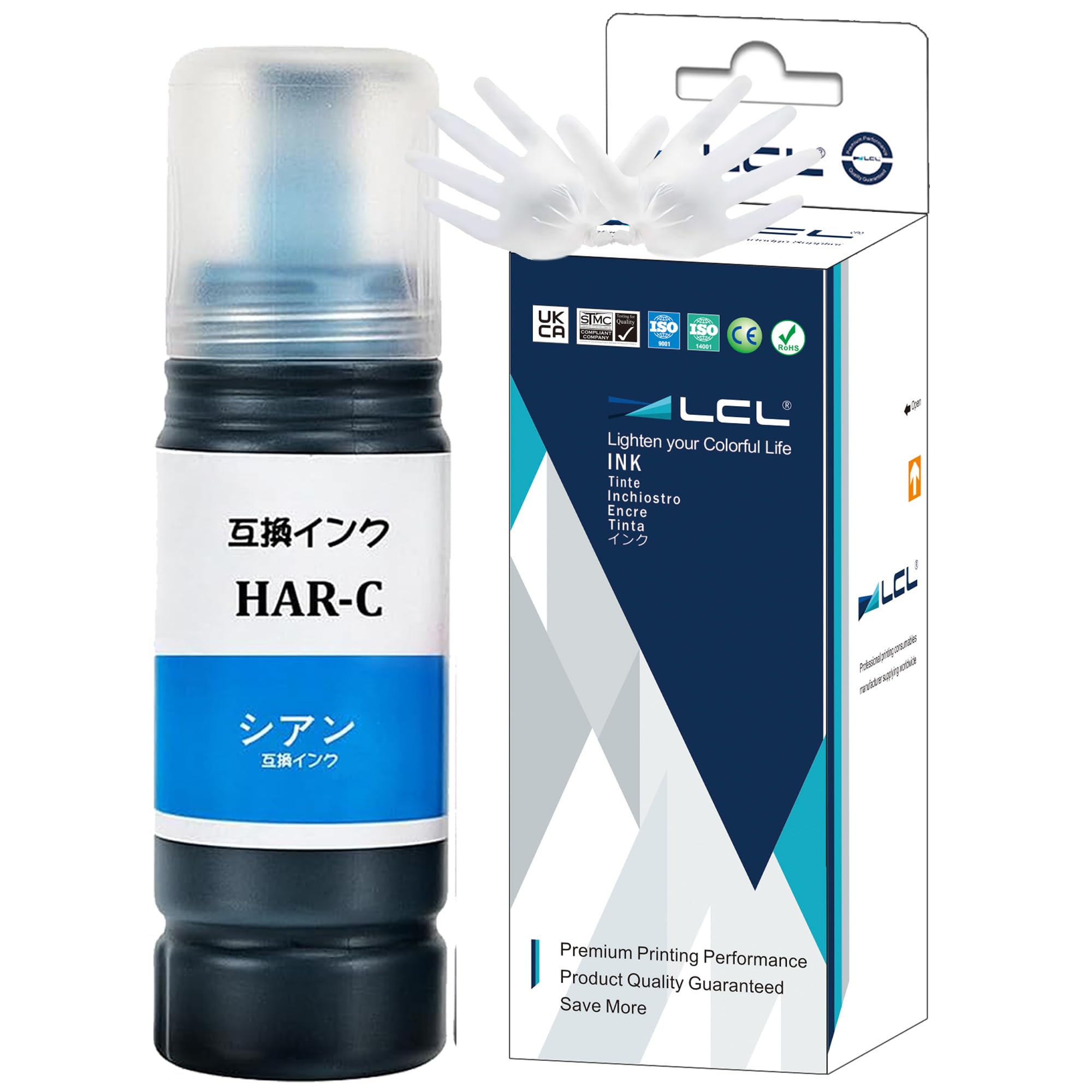 Amazon.co.jp: LCL エプソン用 HAR-C ハリネズミ (1パック シアン