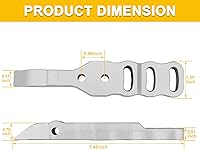 Vista 4 de 576452801 Soporte de mango de control de accionamiento, control de montaje compatible con cortacésped Husqvarna Zero Turn EZ4824 MZ6128 RZ5424 y más