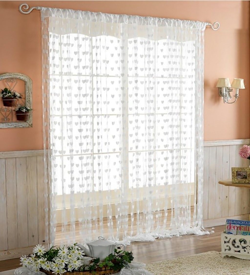 String Curtain Panel Room Divider for Wedding Door Balcony Bar Decor Shopwindow 8 Colors 3 Models Available (Color : Red Size : C) (Lime C)