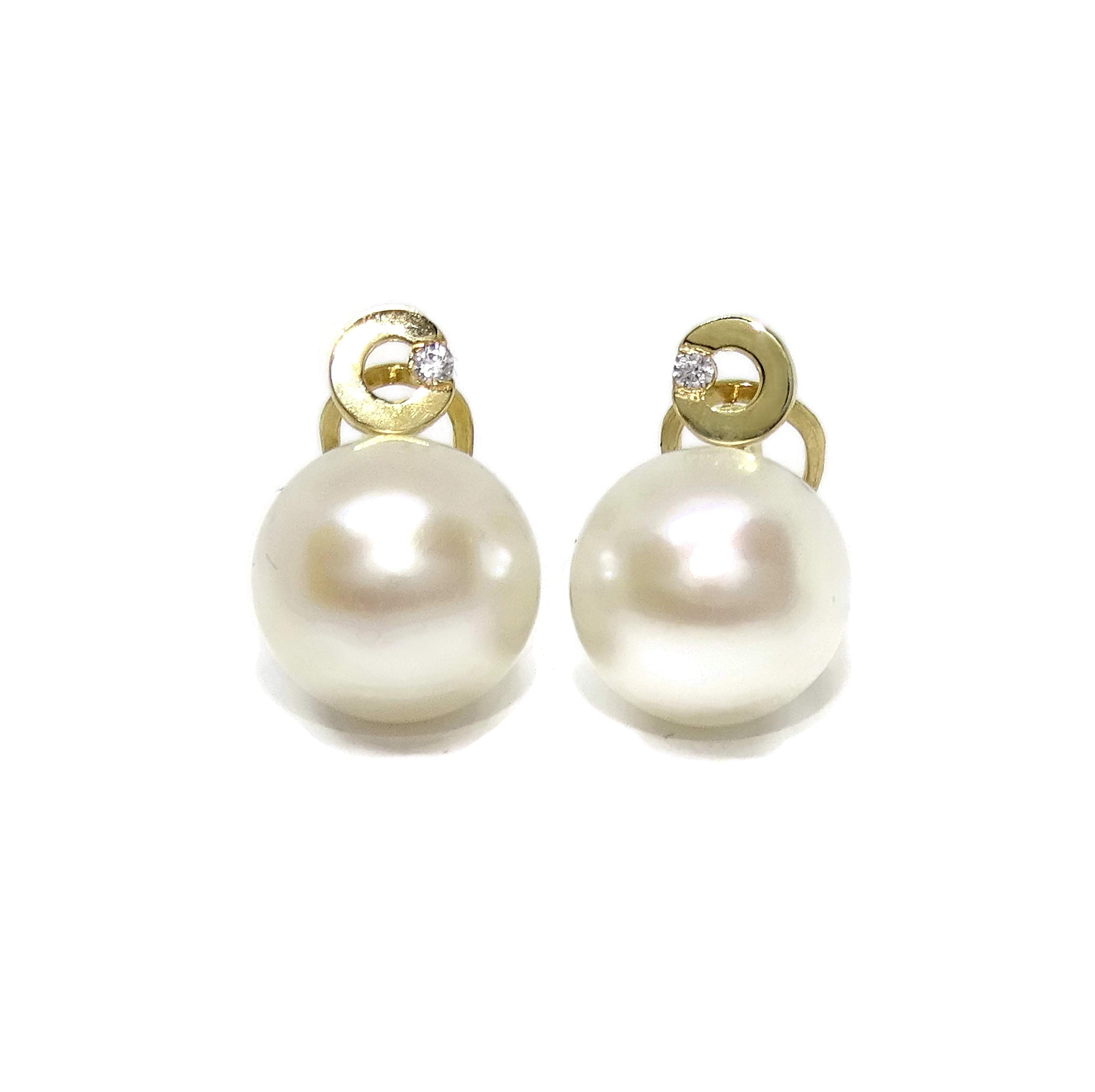 SINGULARU - Orecchini Clover. Fiore in Ottone con Placcatura Oro 18Kt. Gioielli da Donna