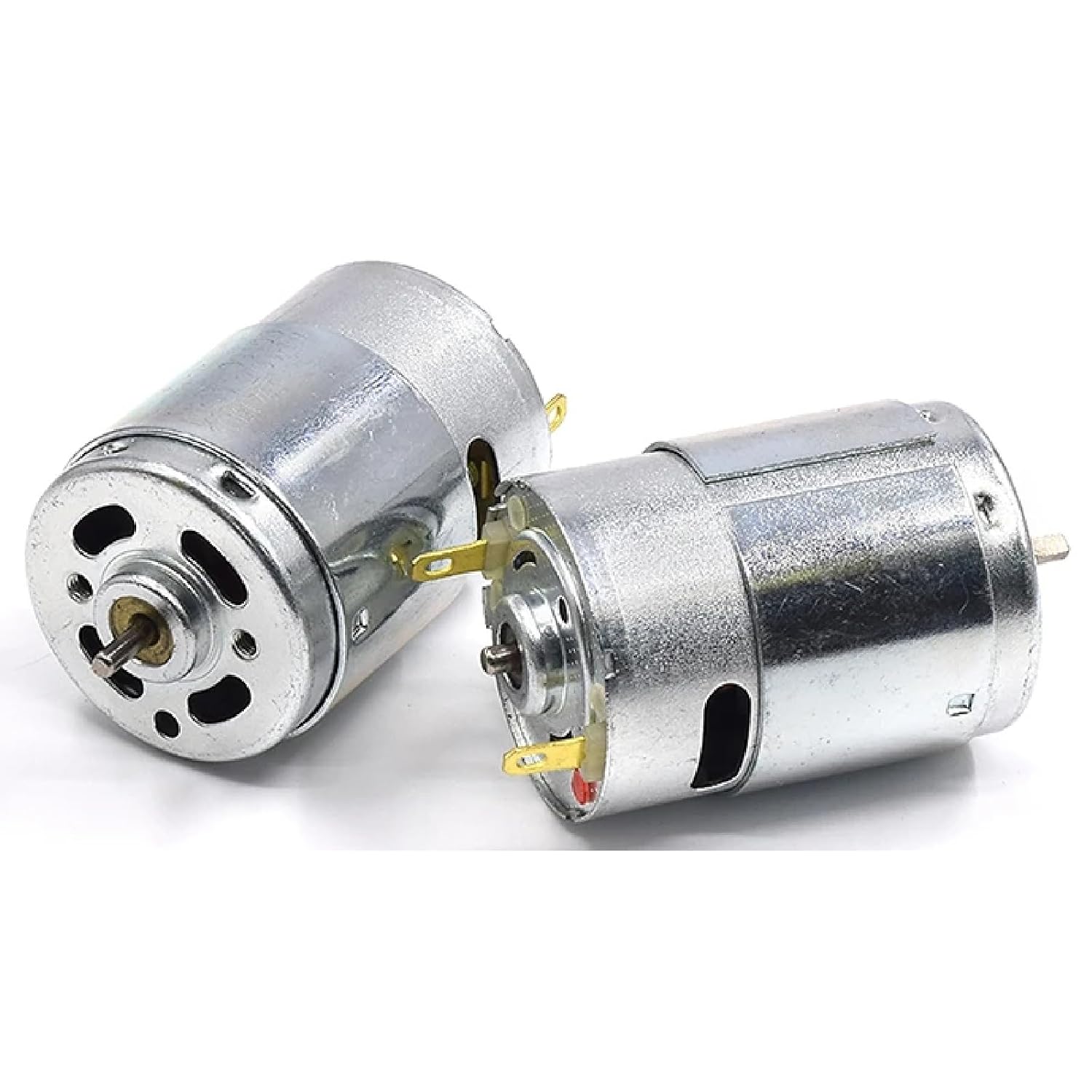 RS385-09400 DC Motor 24V, Carbon Brush Double Ball Bearing, High Torque Low Noise, 12V-36V Wide Voltage, for Household Appliances and Toys