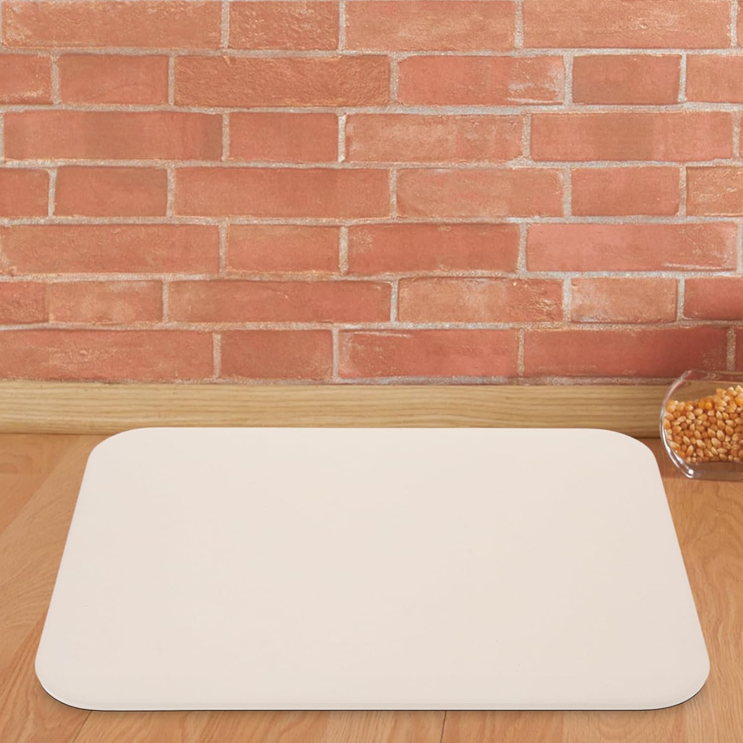 Square Cordierite Pizza Stone for Oven High Temperature Resistant Baking Stone for Grilling BBQ and Indoor Cooking Heavy Duty Pizza Pan for Bread Baking