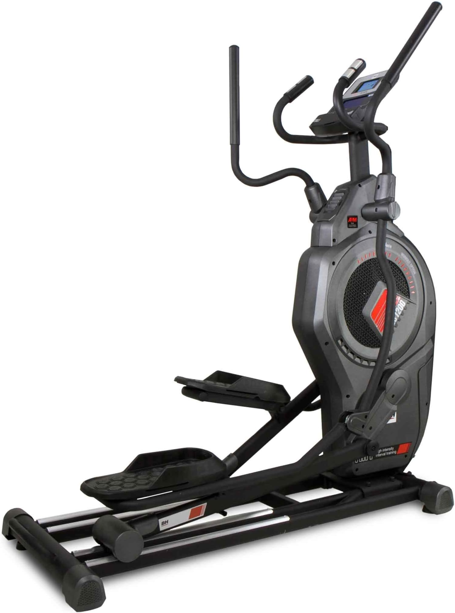 Bh Fitness CROSS1200 G875 Elliptical Cross Trainer - Unisex Air + Magnetic Inertial System - 53 cm Strike - Semipro - HIIT Programs