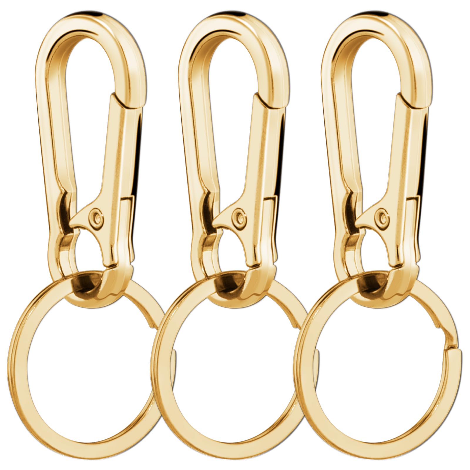 HapeperKeychain Key Clips Metal Key Ring Key Chain Rings Keyring for Home Car Key Organizer