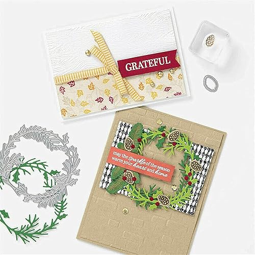 Miniatura 4 de Sellos y troqueles para hacer tarjetas, 2024 nuevos troqueles para hacer tarjetas, juego de troqueles de corte 2 en 1, troqueles para álbumes de