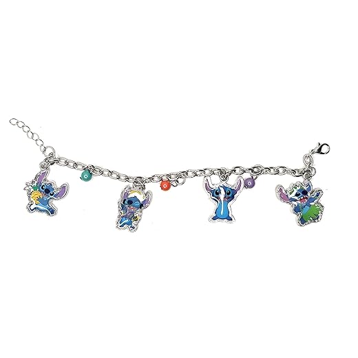 Disney Stitch- Stitch Metal Charm Bracelet