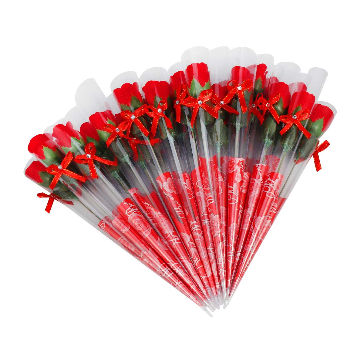 38 Stück Rosen Seifen Gastgeschenk Rot Rose Blütenblatt Bad Körper Seife Hochzeit Party Geschenk Deko für Valentinstag Muttertag Jahrestag
