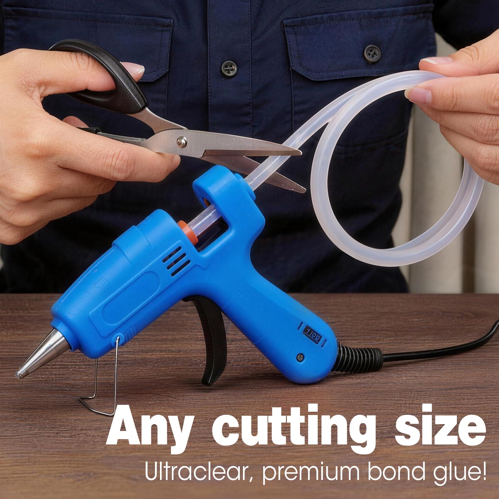 Confezione da 60 mini rotoli di colla a caldo, ciascuno lungo 1,65 m x 0,7 cm di diametro, per pistola per colla, perfetti per mini pistole per colla, ampiamente utilizzati in legno, metallo, vetro