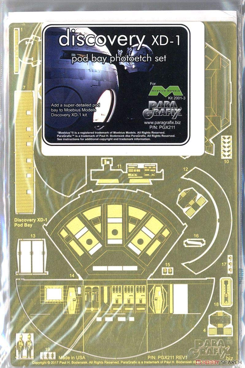 Paragrafix 2001: A Space Odyssey - Discovery XD-1 Pod Bay - 1/144 Scale Model Kit - Sci-Fi Space - Teen, Young Adult, Adult - Image 3