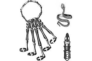 Skeleton Jewelry: Spooky Skeleton Hand Bracelet for Halloween