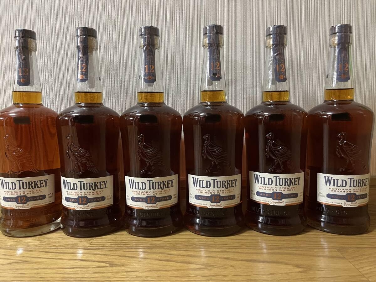 ワイルドターキー12年 700ml 50.5% 終売品 Amazon.co.jp: 終売品ワイルド ターキー 12年 6本セットWILD