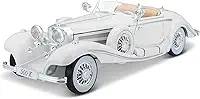 1936 Mercedes Benz 500K Typ Spe 1/18 Maisto Branco