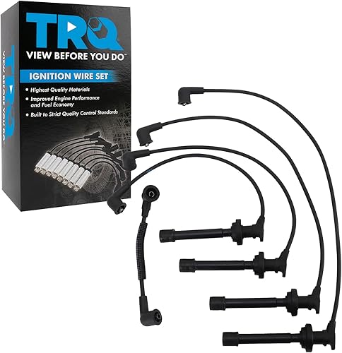 Miniatura 100 de TRQ Juego de cables de bujía de encendido del motor compatible con Hyundai Tucson Kia Sportage 2.7L Nrew