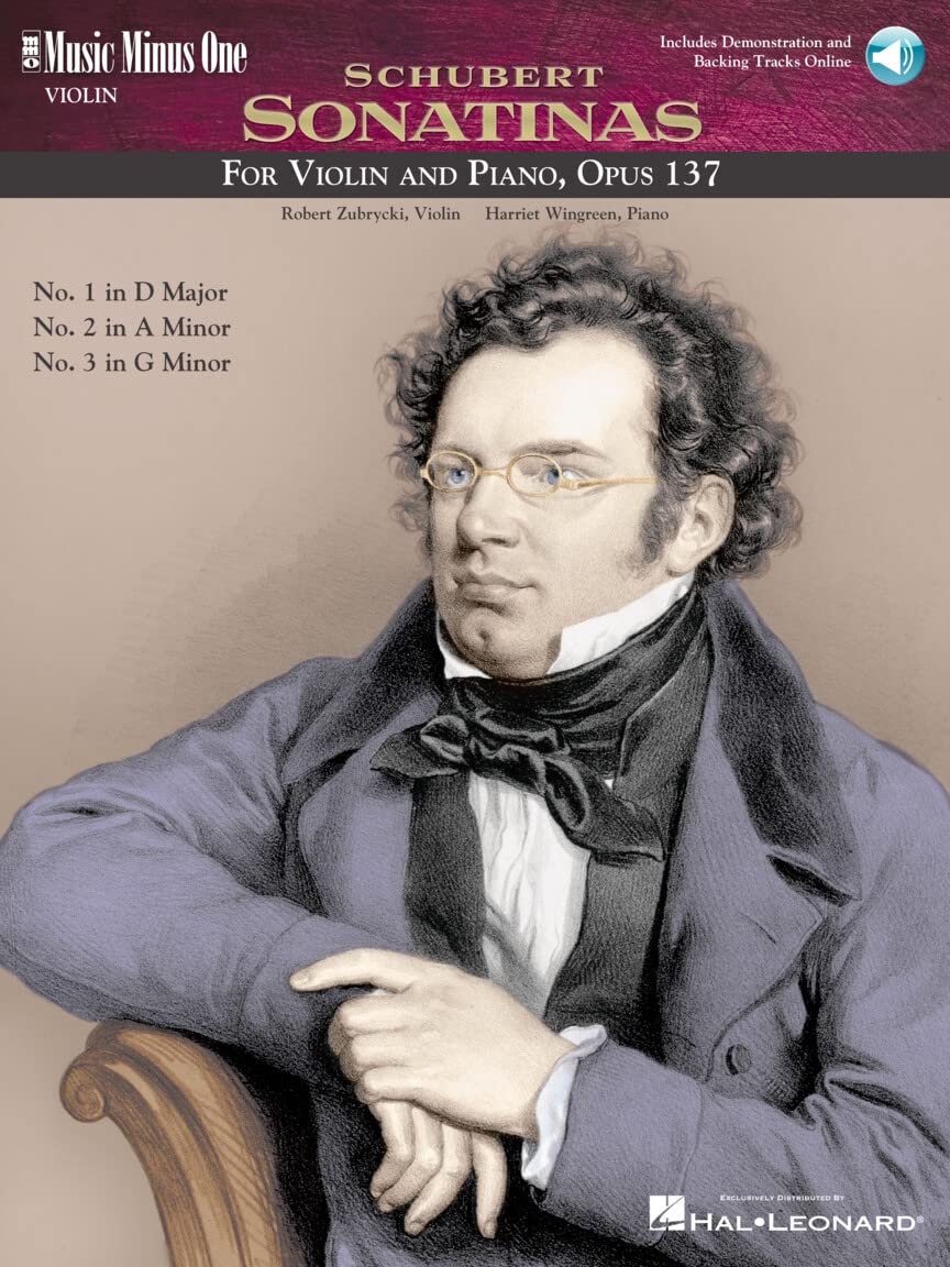 Schubert - Sonatinas: Violin Play-Along Pack (Music Minus One (Numbered))