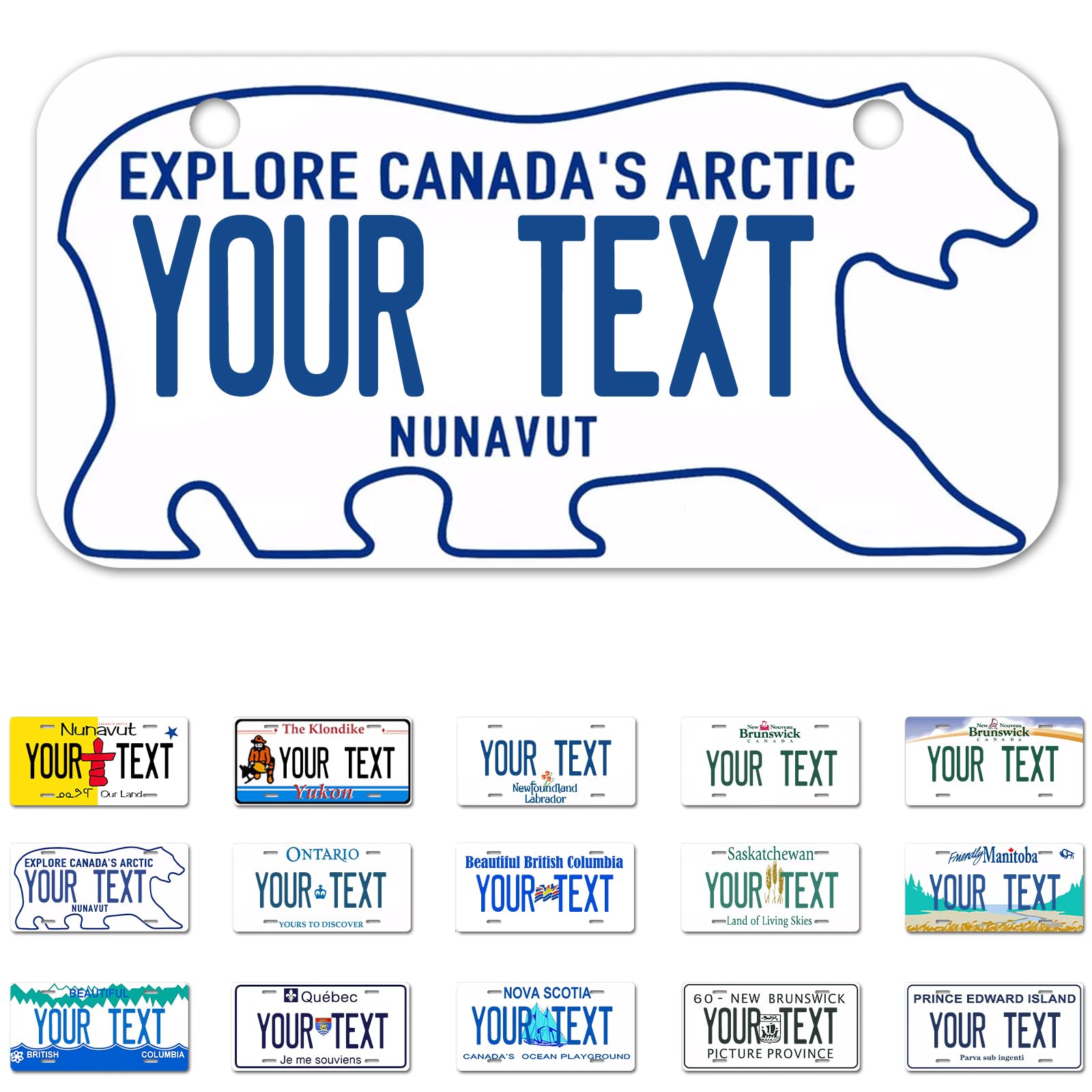 Ontario License Plate, 6"×12" Custom License Plate — view 16