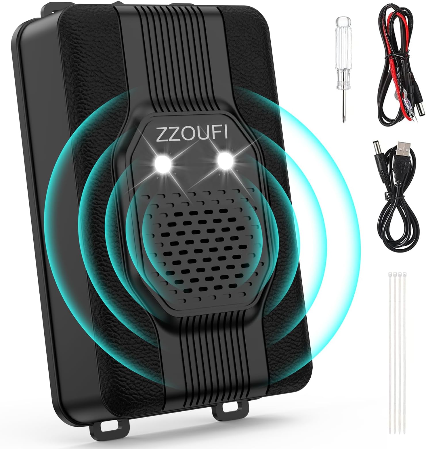 Marderschreck Auto Mit Ultraschall & Blinklicht - USB/Batteriebetrieb Für Motorraum, Garten & Haus