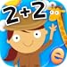 Animal Math Games for Free First Grade and Kindergarten Learning Games, Counting, Addition and Subtraction Math Apps for Kids