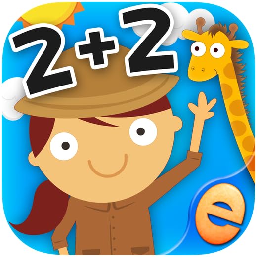 Juegos De Matemáticas De Los Animales Para Los Niños Con Habilidades Gratis: Los Mejores Números De Pre-K, Kinder Y Primero Grado, Conteo, Suma Y La Resta De Actividad De Juegos Para Niños Y Niñas