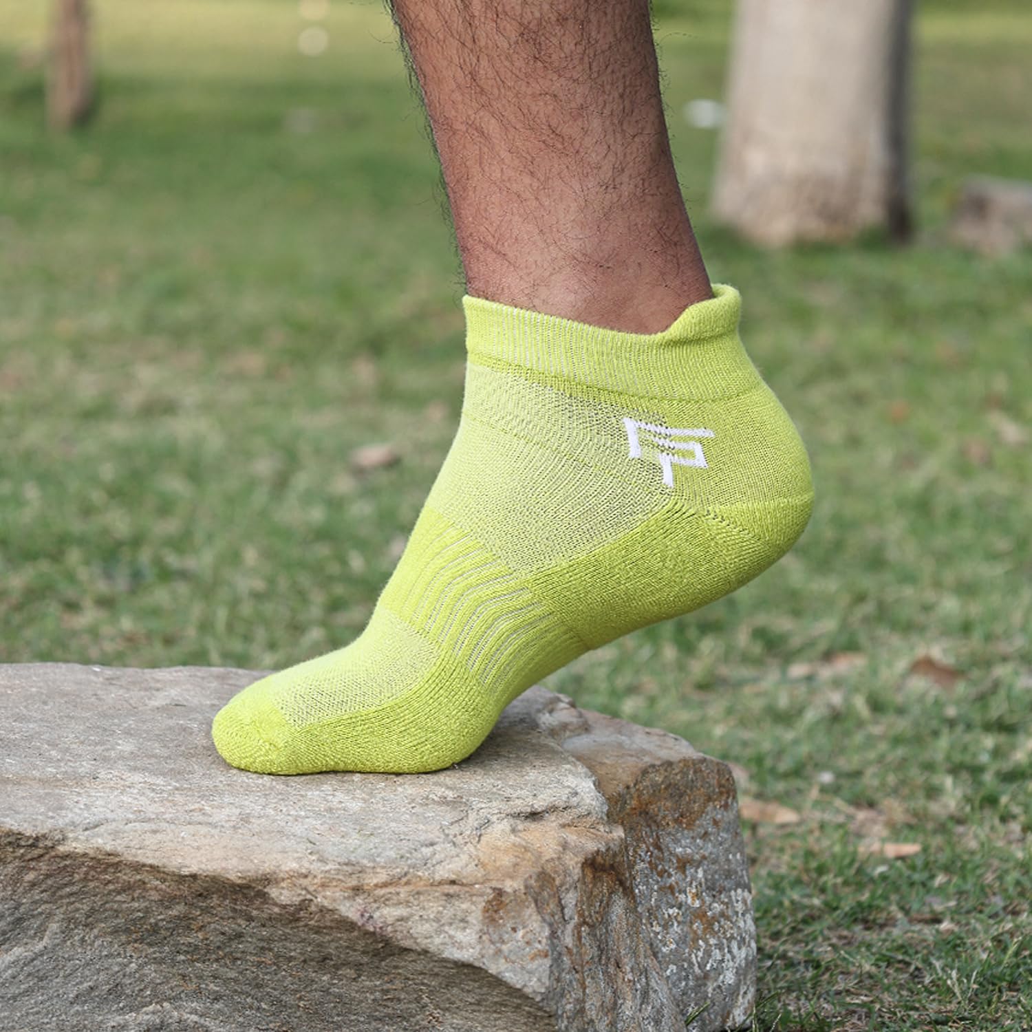 FOOTPRINTS Bamboo Unisex Sports Socks for Kids | Ankle Terry Kids Athletic Socks | Anti-Bacterial, Anti-Odour & Breathable | Multicolor | Pack of 3 (IN, Age, 9 Years, 12 Years, Multicolor) - Image 2 thumbnail