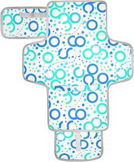 Circle Dot Abstraction Portable Diaper Changing Pad