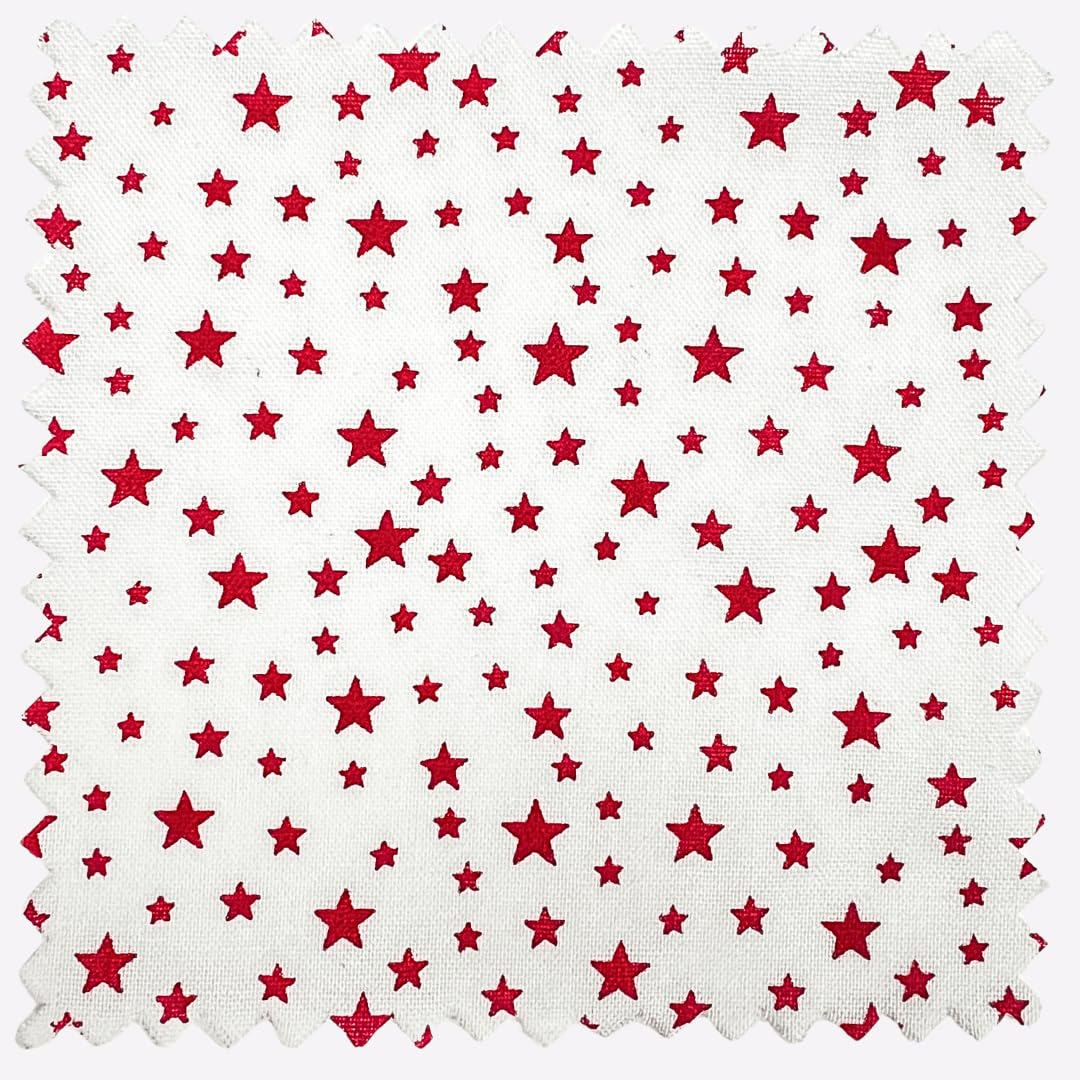 Supreme Patriotic Stars Red 108 Inch Quilt Backing