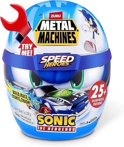 Zuru Metal Machines Speed Hero Sonic Helmet with Surprise Car