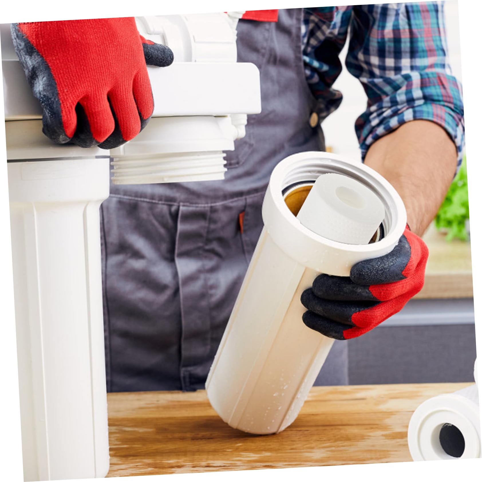6 Sedimentfilter Weiß Μm Stück Wasserfilter für 5 Ganze Haus