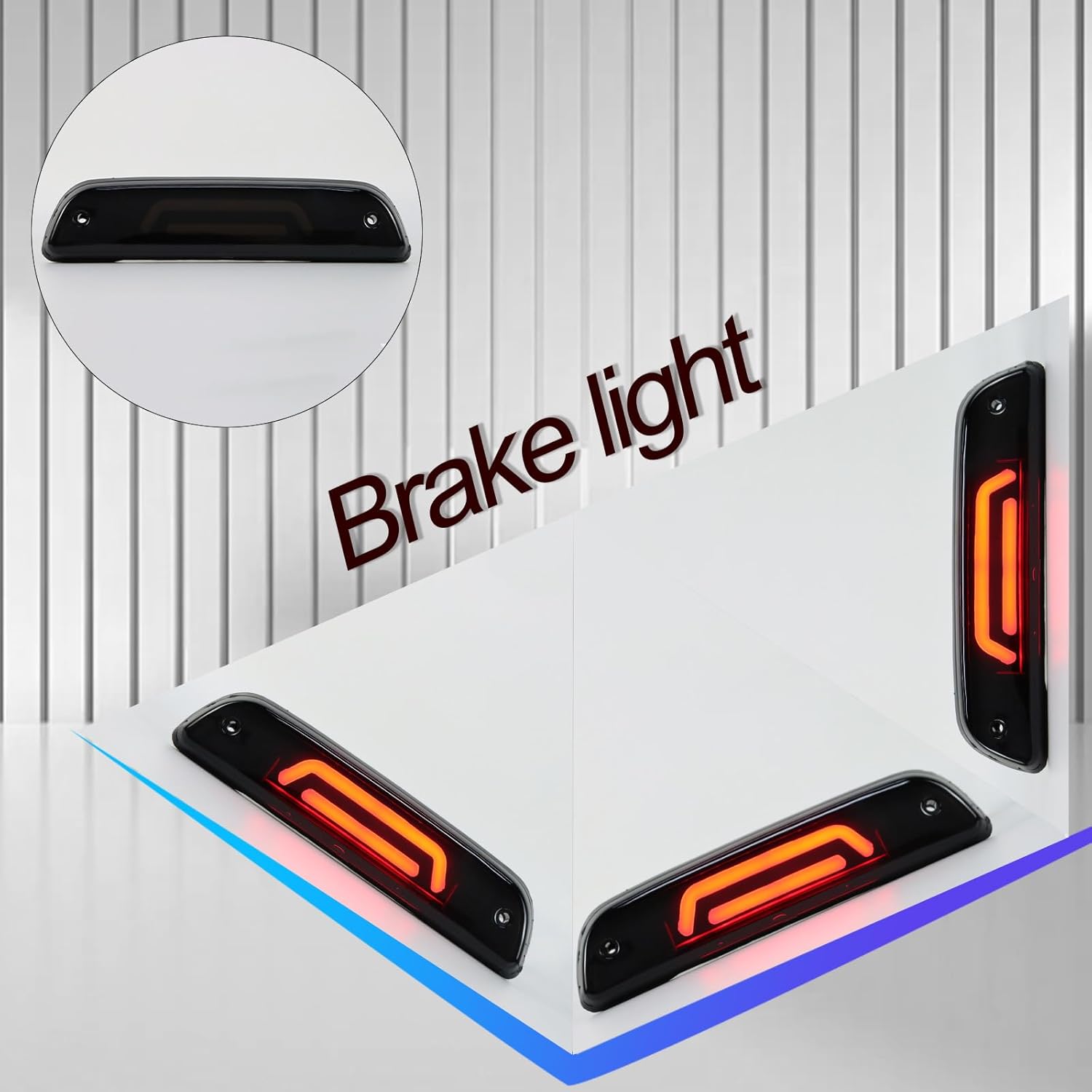 LED 3rd Brake Light Center High Mount Stop Lamp Replacement - Compatible with 1995-2016 Toyota Tacoma Cargo Lights