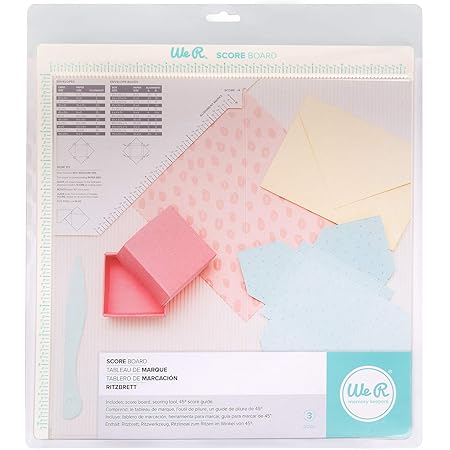 We R Memory Keepers 0633356602576 Score Board Tool-Basic (3 Piece), Off White