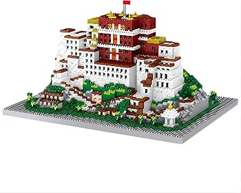 世界の置物　5体まとめ売り　中型 Amazon.co.jp: ポタラ宮マイクロビルディングブロックセット