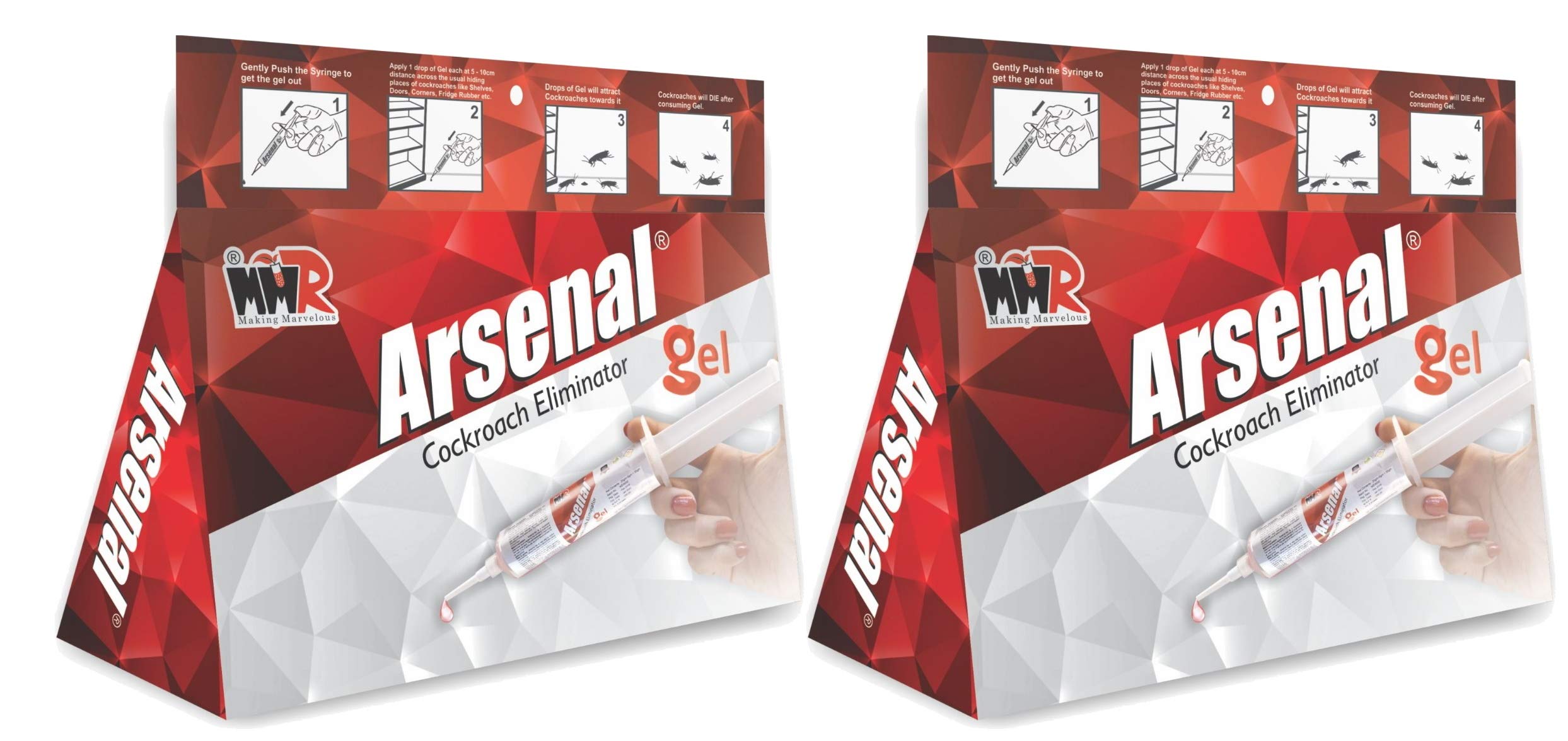 See full amazon price history chart for MMR Making Marvelous Arsenal Cockroach Eliminator Powerful Cockroach Killer Gel Bait 25 Gram + 5 Gram Free Pack of (4) MMR Making Marvelous Arsenal Cockroach Eliminator Powerful Cockroach Killer Gel Bait 25 Gram + 5 Gram Free Pack of (4) (B07SQ4GK81) Amazon Price History, Amazon Price Tracker