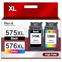 Heroil PG-575 CL-576 XL PG-575XL CL-576XL Cartucce d'inchiostro Sostituzione per Canon