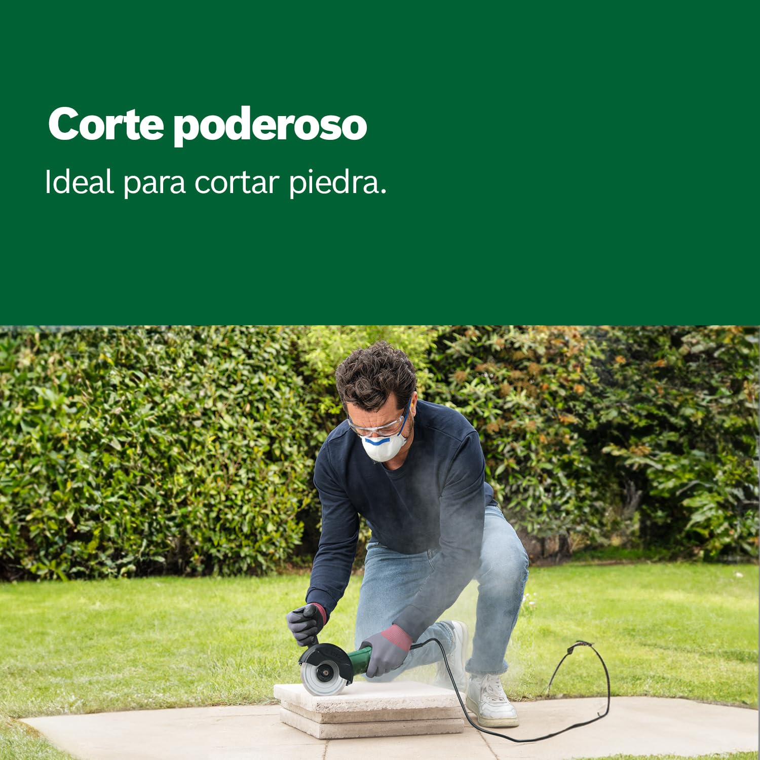 Bosch Amoladora angular con cable UniversalGrind 850-125 (para cortar y amolar diversos materiales: 850 W; 125 mm diám.)