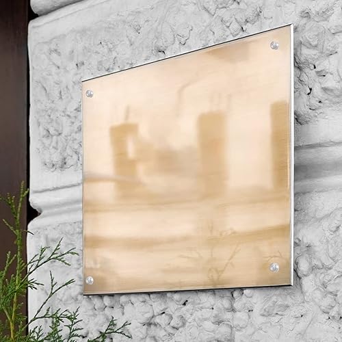 Miniatura 6 de Coloch 60 tornillos de separación de acero inoxidable, montaje de 12 x 1 pulgada, accesorios de vidrio publicitarios, soportes para letreros de