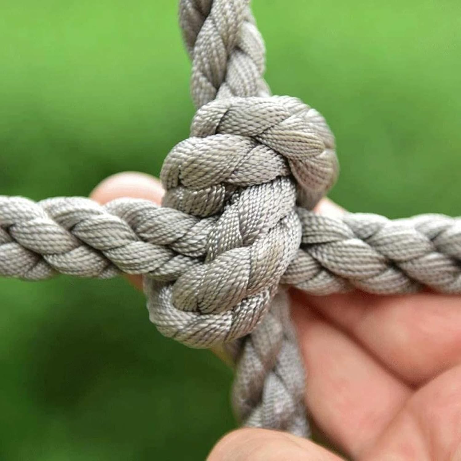 YFQHZDS Outdoor Climbing Net for Adult, Heavy Duty Climbing Cargo Net, Rope Ladder Swing Set - for Playground, Garden, Treehouse, Backyard(Size:1 * 2m(3.3 * 6.6ft))